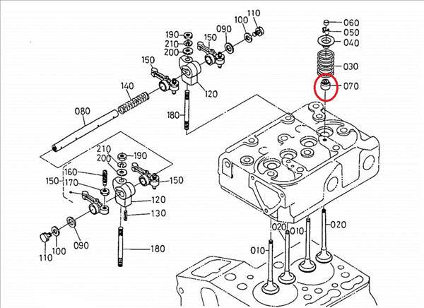 114201315 GUARNIZIONE VALVOLA MOTORE KUBOTA OC60 Z402 Z482 Z602 AIXAM