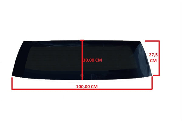 207001 LUNOTTO VETRO CRISTALLO POSTERIORE VERDE TERMICO JDM ALOES