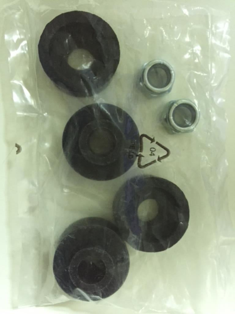 4AP012 KIT SILENT BLOC AMMORTIZZATORE ANTERIORE AIXAM