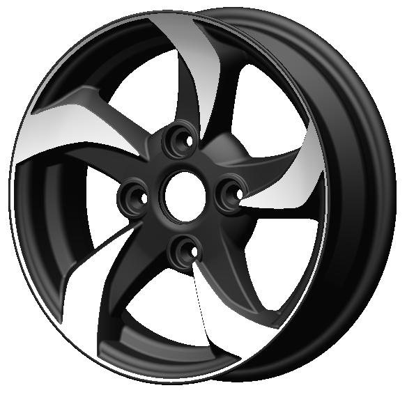 Black Diamond Alloy Circle
