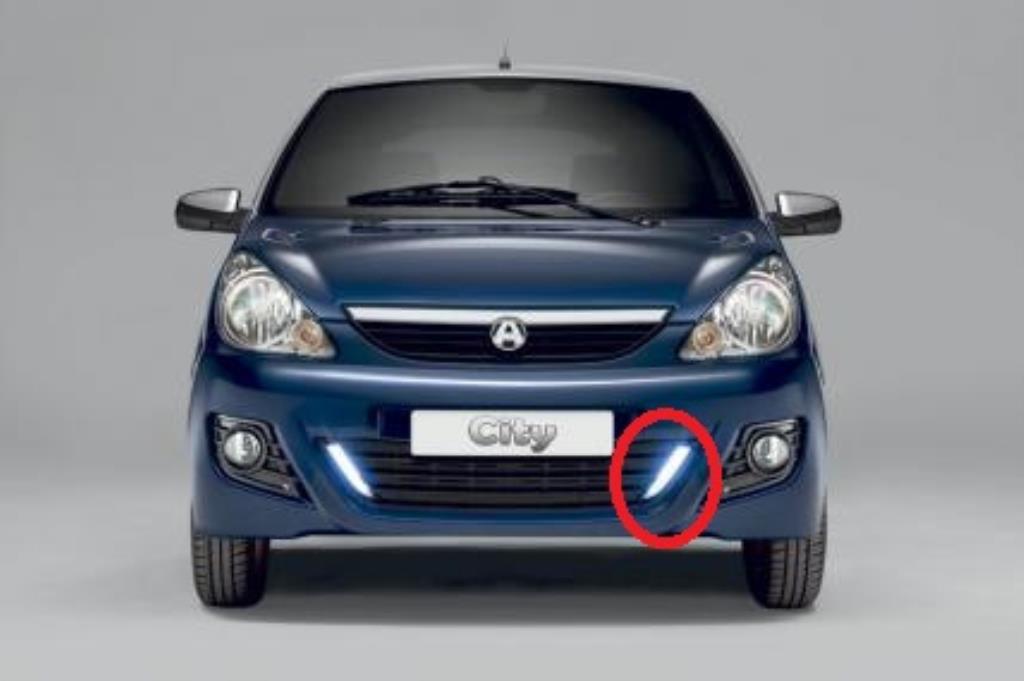 Front Bumper Led. Sx Aixam Impulsion
