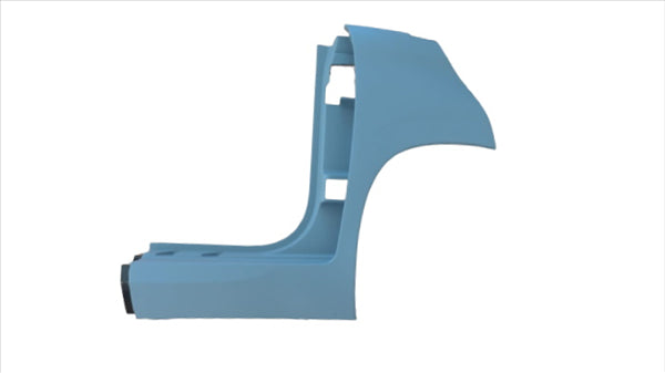 Front right / rear left mudguard Citroen Ami