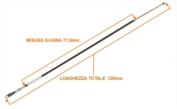 Handbrake Cable Mc2 Before 2006 126 mm