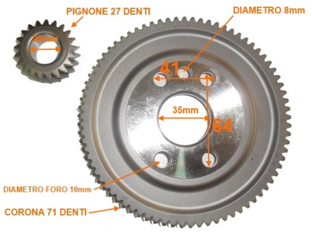 Crown + Pinion Kit 1:8 Jdm Ligier