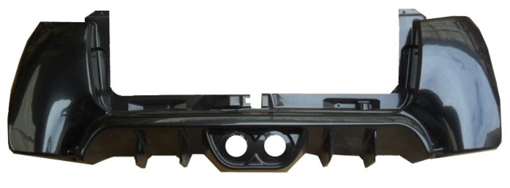 7AT029 PARAURTI POSTERIORE CARBON LOOK AIXAM GTO