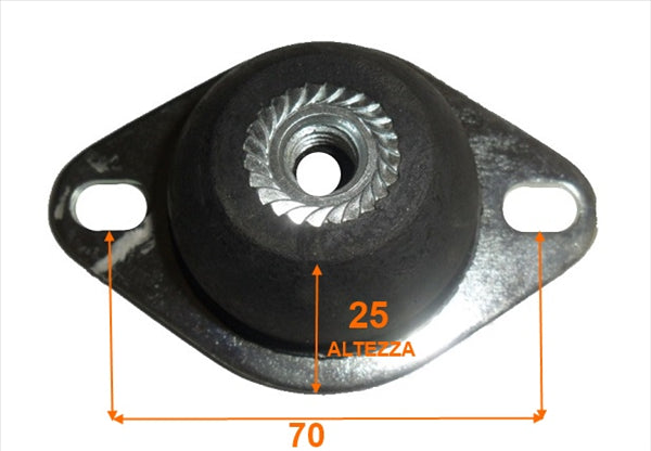 SILENT BLOCK SUPPORTO MOTORE CASALINI 1° SERIE GRECAV SONIQUE DCI