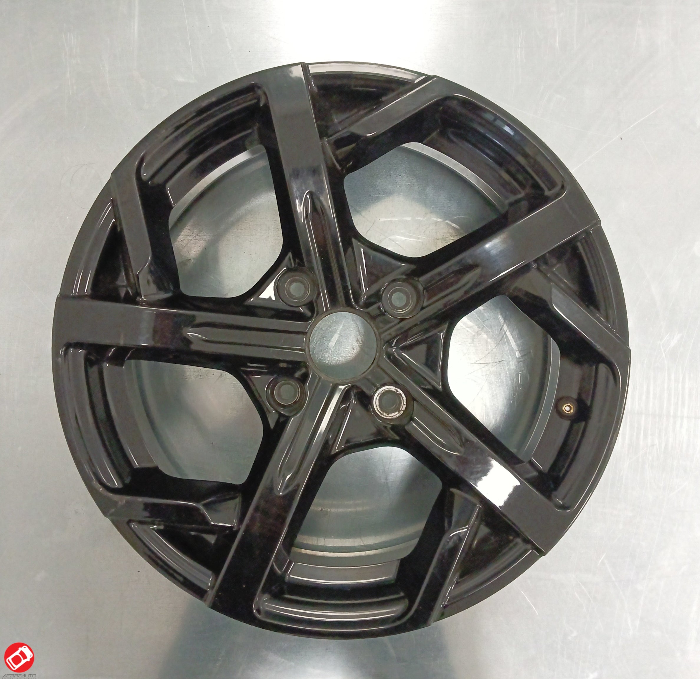 5x15 Et 17 Black Alloy Wheel