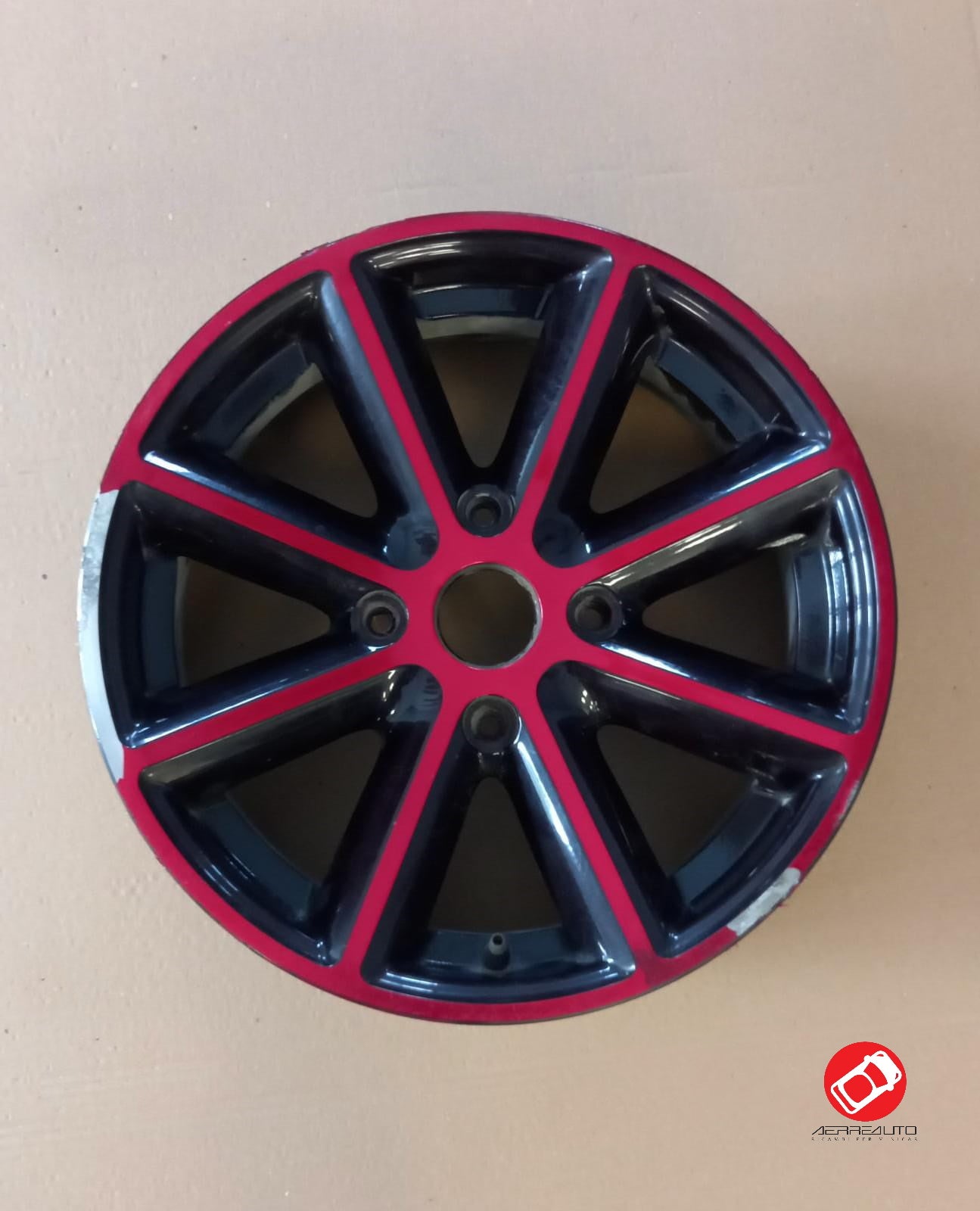 Red Alloy Wheel 15 Et 17 Gto/coupe