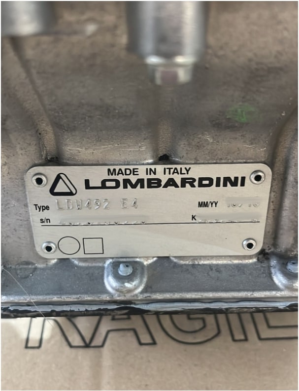 MOTORE USATO LOMBARDINI LDW492 LIGIER MICROCAR