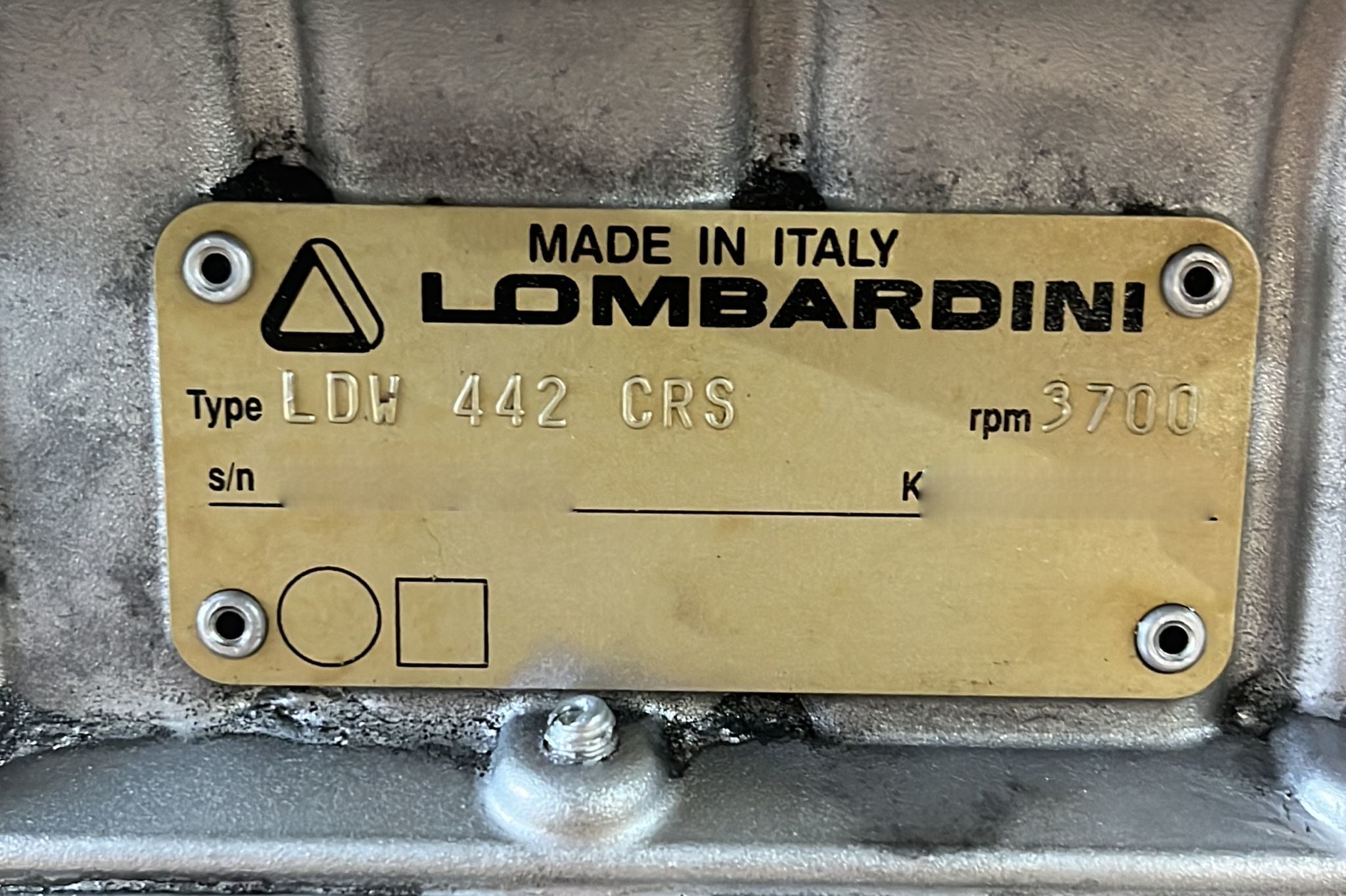 Lombardini Ldw442crs engine