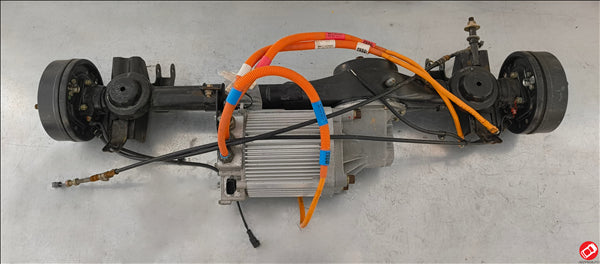 ASSE POSTERIORE COMPLETO DI MOTORE ELETTRICO E TAMBURI FRENO VITALE KELLY