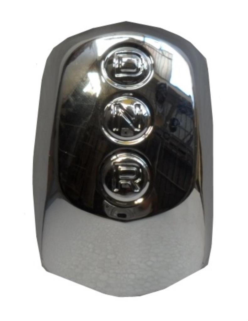 Chromed gear lever cap