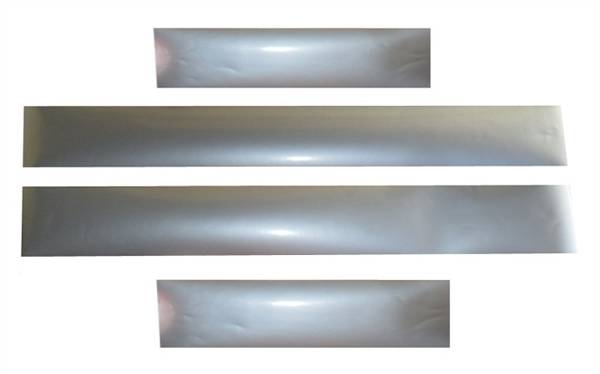 7AH457 ADESIVI KIT STRISCE ARGENTO AIXAM CITY SPORT