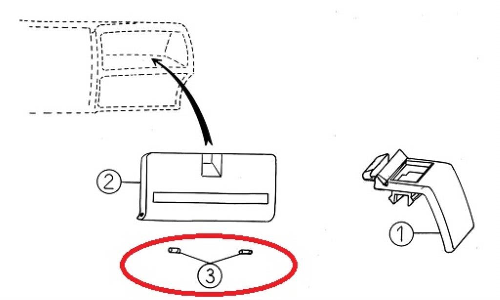 7R181 CERNIERA CASSETTO PORTAOGGETTI AIXAM 400 500 A.721 741 751 CITY GTO COUPE