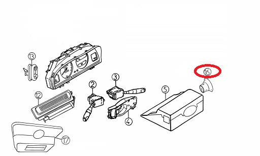Aixam Starter Lock Cover