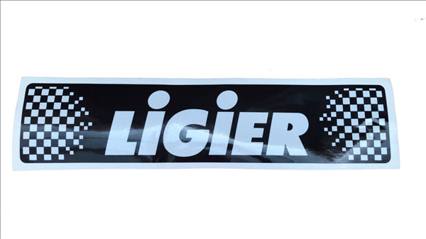 Ligier Race license plate sticker