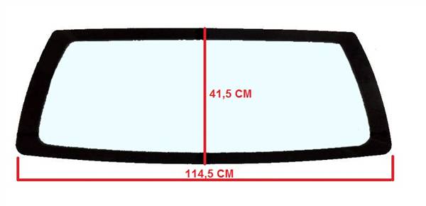 0041119 LUNOTTO VETRO CRISTALLO POST. INCOLORE LIGIER X-TOO MAX R S DUE OPTIMAX