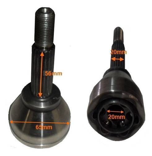 GIUNTO OMOCINETICO SEMIASSE LATO RUOTA BELLIER CASALINI CHATENET TASSO JDM