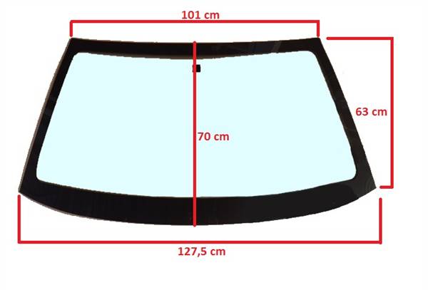 1401695 PARABREZZA VETRO CRISTALLO ANTERIORE COLORATO LIGIER JS50