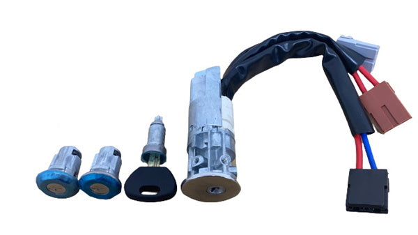 4G019 BLOCCHETTO ACCENSIONE + SERRATURA PORTE AIXAM 400 500 A.721 CITY SCOUTY