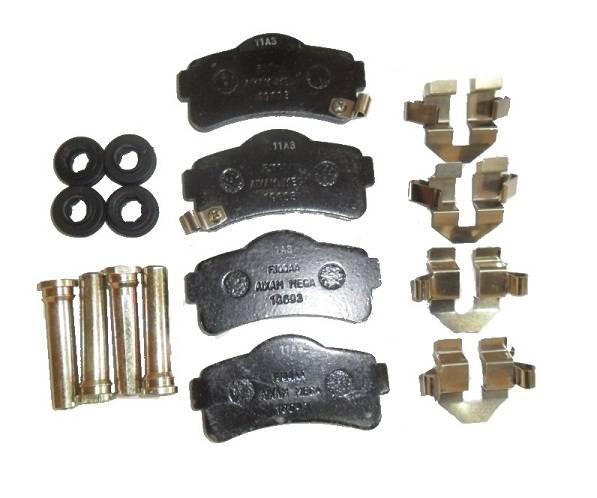 6AR065 PASTIGLIE PATTINI FRENO ANT. 4 PZ AIXAM GTO CROSSOVER CITY COUPE MINAUTO