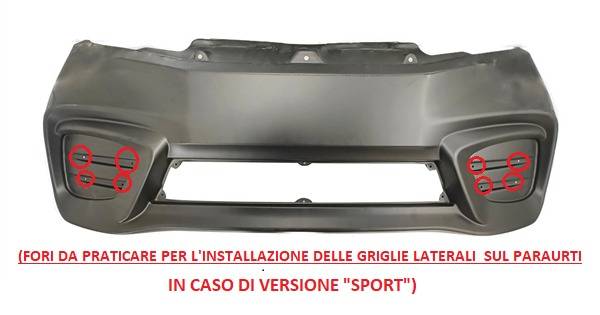 761CC019 PARAURTI ANTERIORE AIXAM AMBITION CITY E-CITY COUPE E-COUPE