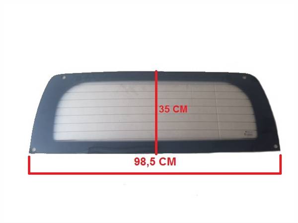 7R114D LUNOTTO VETRO CRISTALLO POSTERIORE TERMICO AIXAM 300 400 500 EVOLUTION