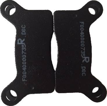 F0040000735 PASTIGLIE PATTINI FRENO POST. 4 PZ CASALINI SULKY M10 M12 M14