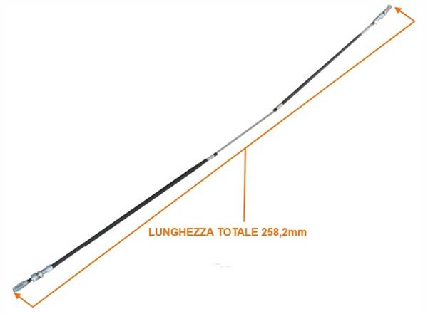 KIN407001018 CAVO FILO FRENO A MANO ITALCAR T2 T3 KING