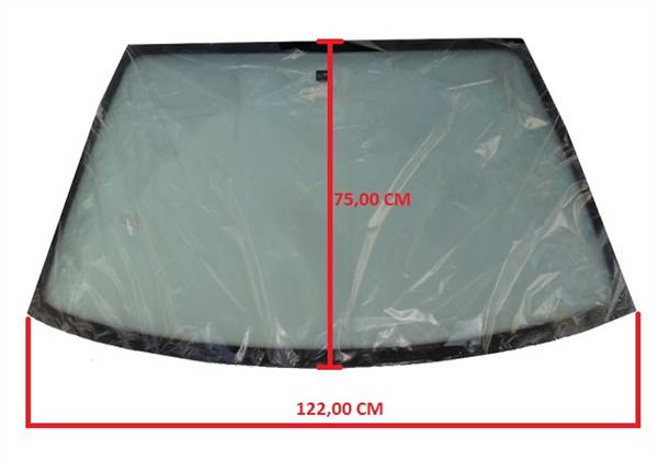KIN763001001 PARABREZZA VETRO CRISTALLO ANTERIORE COLORATO ITALCAR T2 T3