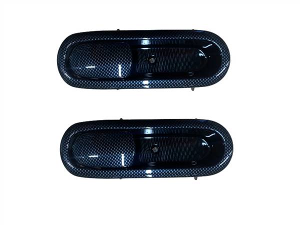 KIT 2 PEZZI MANIGLIA PORTA INTERNA CARBON LOOK