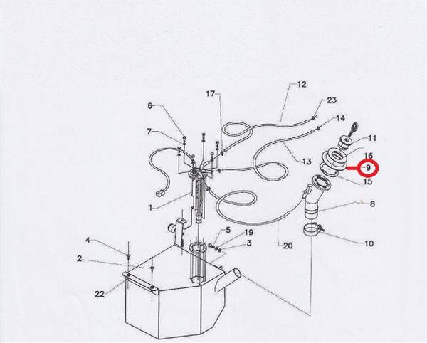 KIN7731005 FINIZIONE GHIERA TUBO CARBURANTE ITALCAR