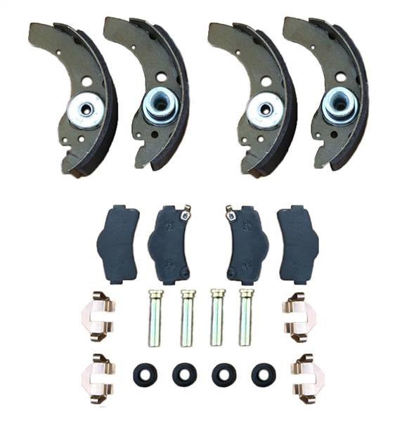 KIT PASTIGLIE + GANASCE AIXAM VISION SENSATION EMOTION MINAUTO D-TRUCK CITY