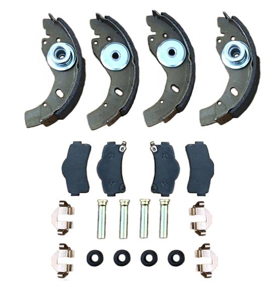 KIT PASTIGLIE + GANASCE AIXAM VISION SENSATION EMOTION MINAUTO D-TRUCK CITY