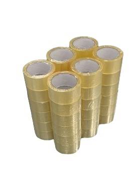 36 ROTOLI NASTRO ADESIVO IMBALLAGGIO SCOTCH 50mm x 66mt TRASPARENTE
