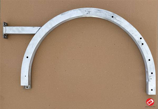 01.17.301 ARCO RUOTA SUPPORTO PARAFANGO ANTERIORE DX CHATENET CH26 28 30 32 EVO