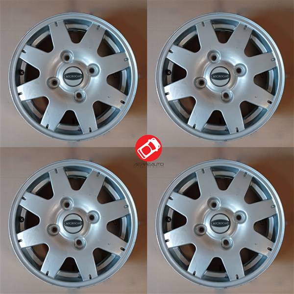 KIT 4 PEZZI CERCHIO IN LEGA 13" MICROCAR MC1 MC2